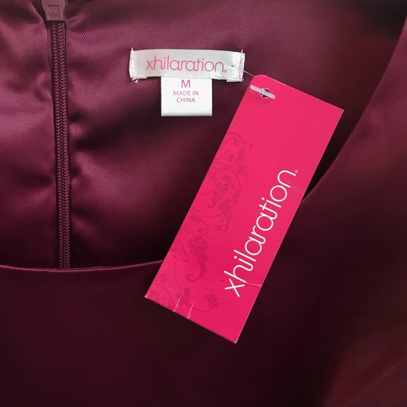 New Xhilaration plum/pink dress, Retro style, M - Picture 6 of 6